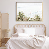 Byron Surfers Photo Canvas Print