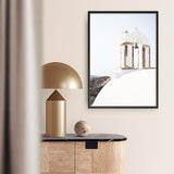White Bell Tower Photo Art Print