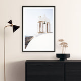 White Bell Tower Photo Art Print