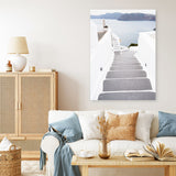 Aegean Steps Photo Canvas Print
