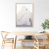 Mykonos White Church Photo Art Print
