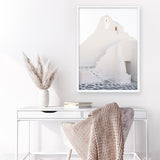Mykonos White Church Photo Art Print