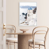 Blue Dome Church Photo Canvas Print