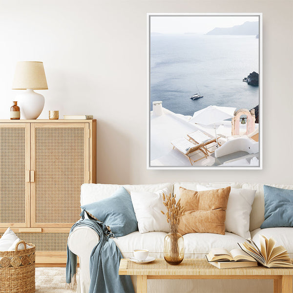 Balcony With A View Photo Canvas Print