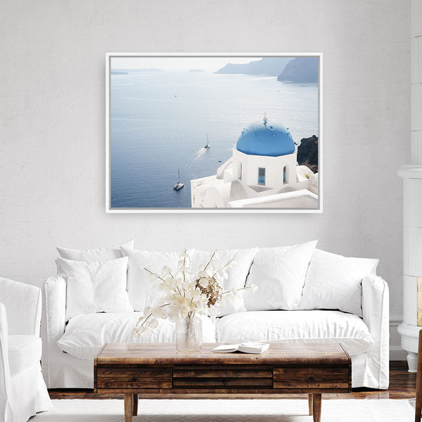 Aegean Vista II Photo Canvas Print