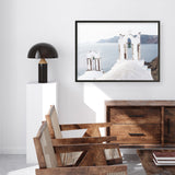 Two White Churches II Photo Art Print