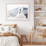 Two White Churches II Photo Art Print