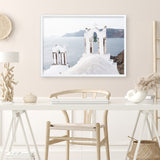 Two White Churches II Photo Art Print