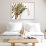 Mykonos Palm Villa I Photo Art Print