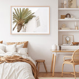Mykonos Palm Villa I Photo Art Print