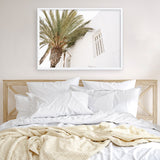 Mykonos Palm Villa I Photo Art Print