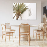 Mykonos Palm Villa I Photo Canvas Print
