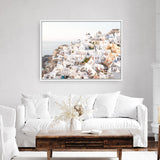 Santorini View Point Photo Canvas Print