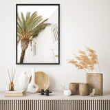 Mykonos Palm Villa II Photo Art Print