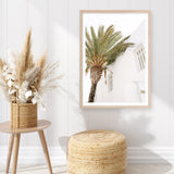 Mykonos Palm Villa II Photo Art Print