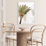 Mykonos Palm Villa II Photo Canvas Print