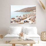 Mykonos Beach I Photo Canvas Print
