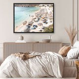 Mykonos Beach II Photo Canvas Print