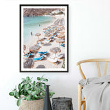 Mykonos Beach III Photo Art Print