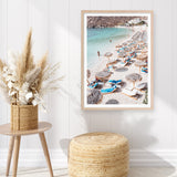 Mykonos Beach III Photo Art Print