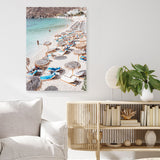Mykonos Beach III Photo Canvas Print