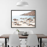 Psarou Beach I Photo Art Print