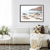 Psarou Beach I Photo Art Print