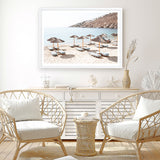 Psarou Beach I Photo Art Print