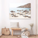 Psarou Beach I Photo Canvas Print