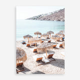 Mykonos Beach IV Photo Art Print