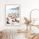 Mykonos Beach IV Photo Art Print