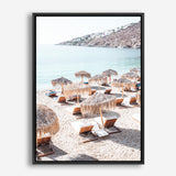 Mykonos Beach IV Photo Canvas Print