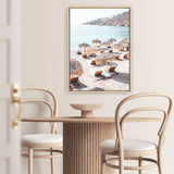 Mykonos Beach IV Photo Canvas Print