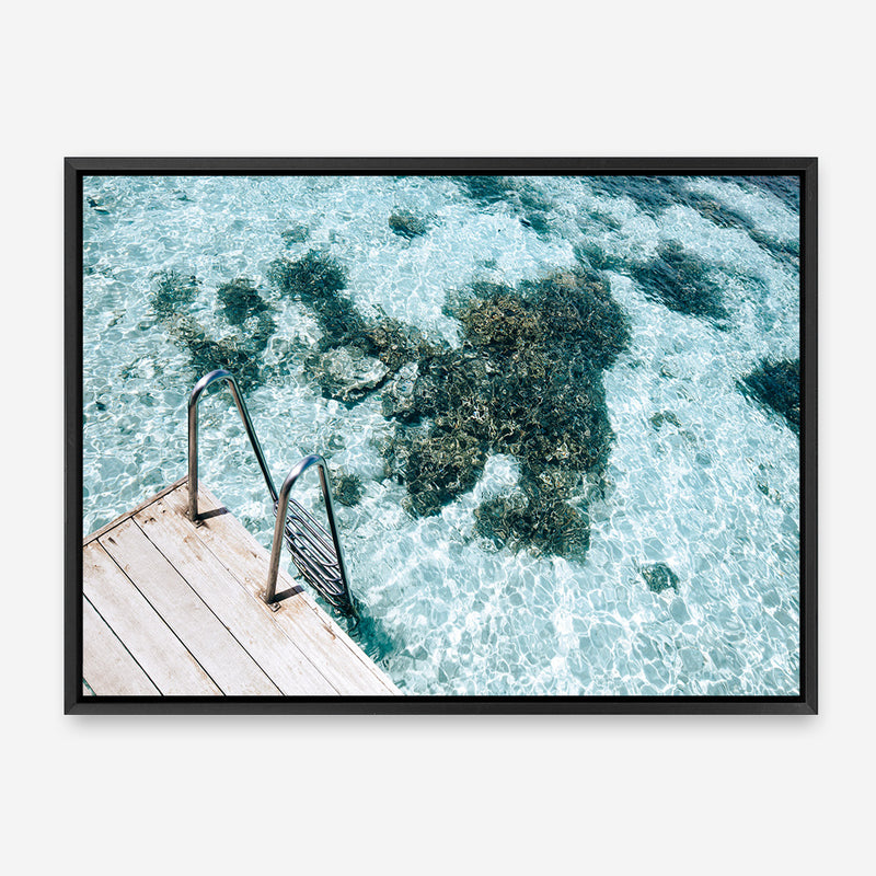 Sea Pool Photo Canvas Print