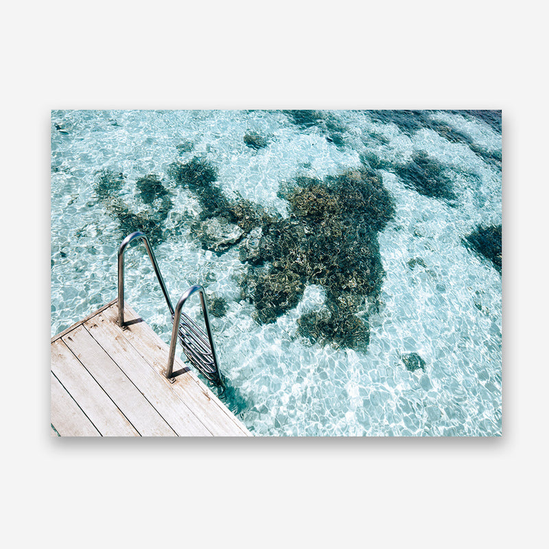 Sea Pool Photo Canvas Print