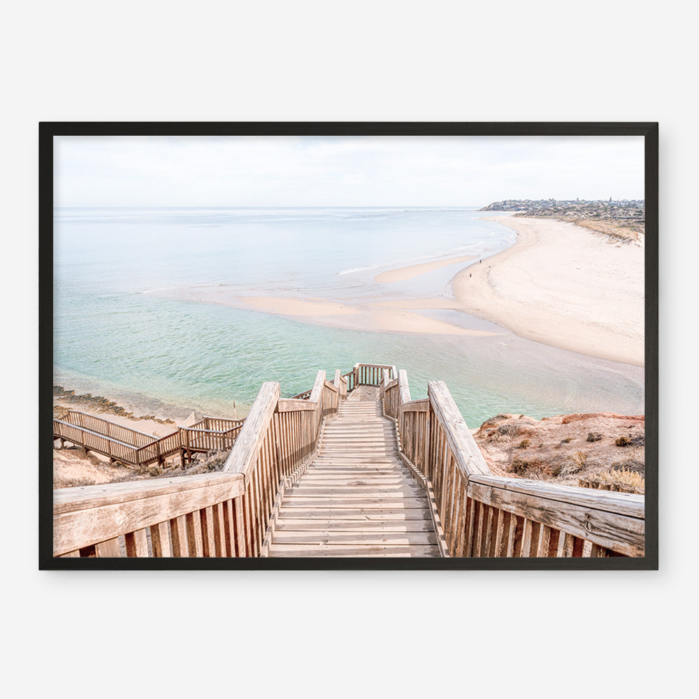 Ocean Stairs Photo Art Print