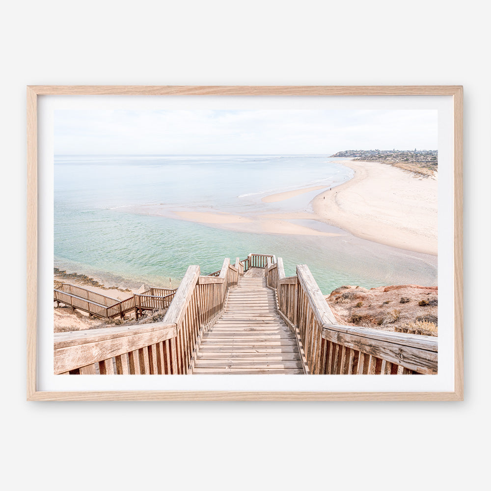 Ocean Stairs Photo Art Print