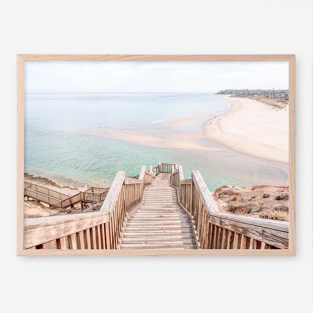 Ocean Stairs Photo Art Print