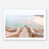 Ocean Stairs Photo Art Print