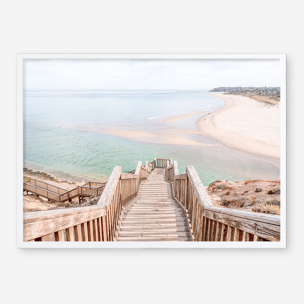 Ocean Stairs Photo Art Print