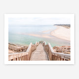 Ocean Stairs Photo Art Print