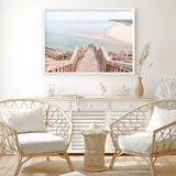 Ocean Stairs Photo Art Print