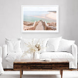 Ocean Stairs Photo Art Print