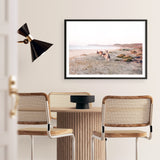 Beach Kangaroos Photo Art Print