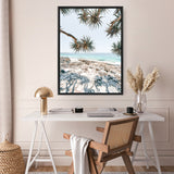 Beach Outlook II Photo Canvas Print