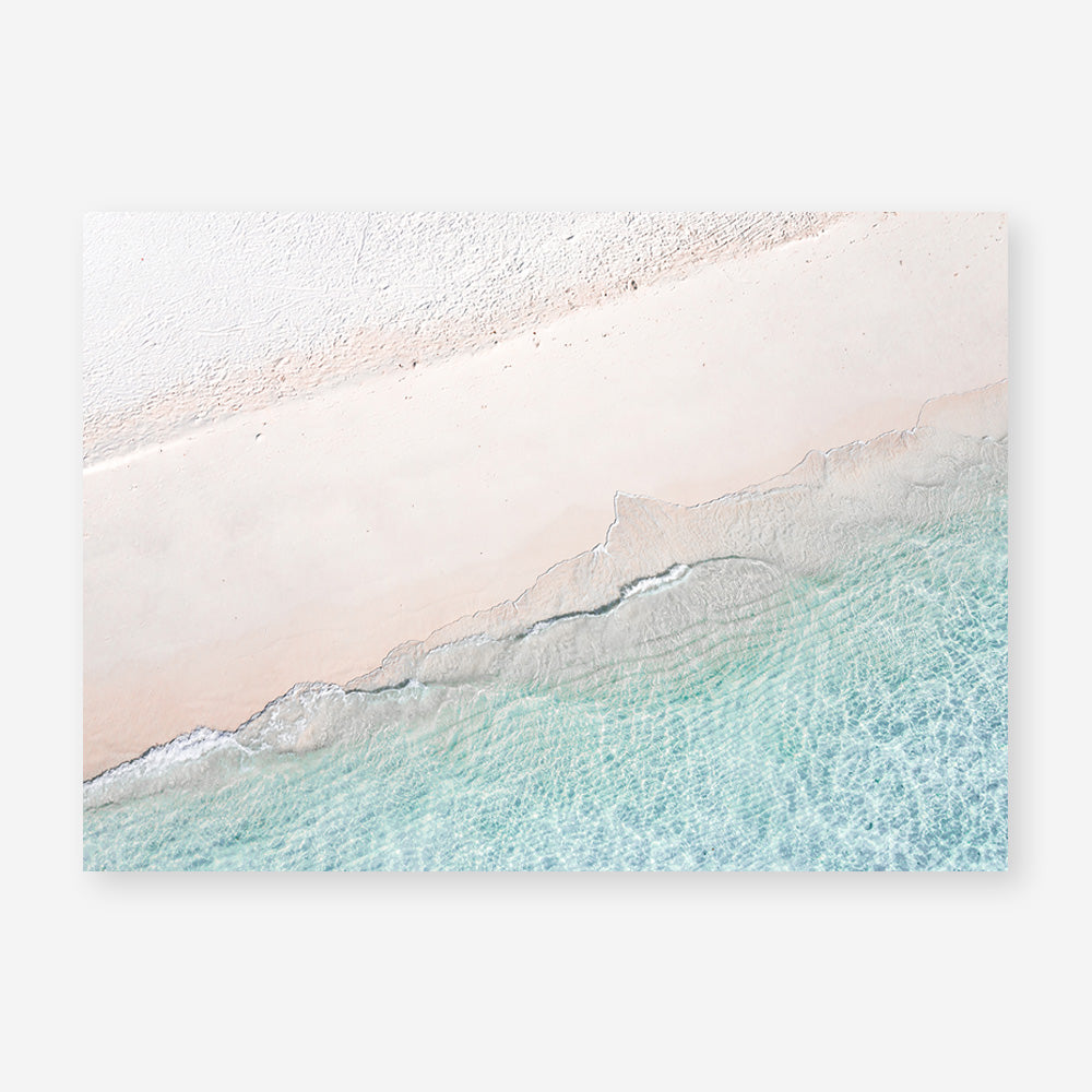 Aerial Shoreline Photo Art Print