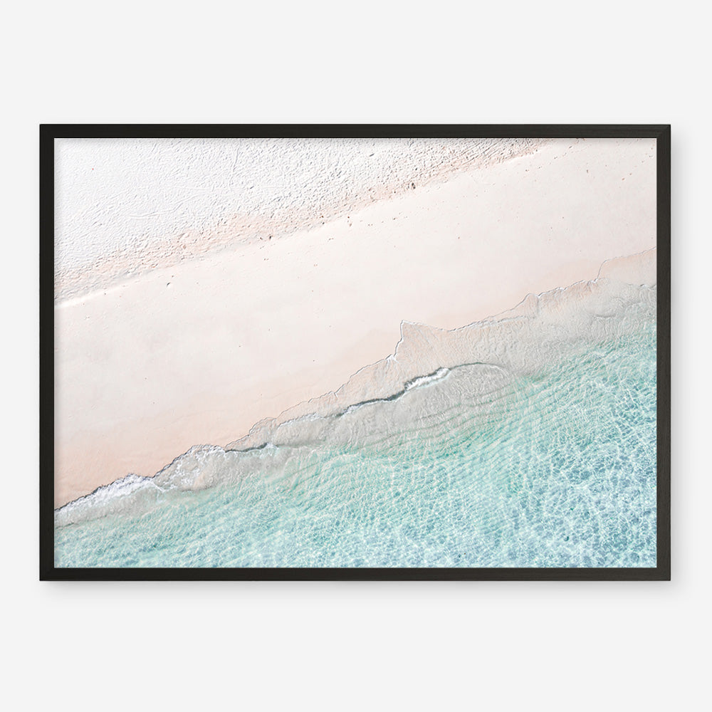 Aerial Shoreline Photo Art Print