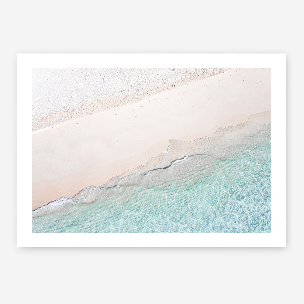 Aerial Shoreline Photo Art Print