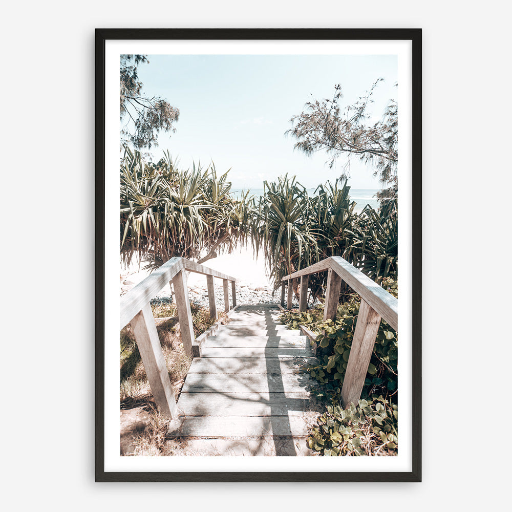 Byron Bay Stairs Photo Art Print