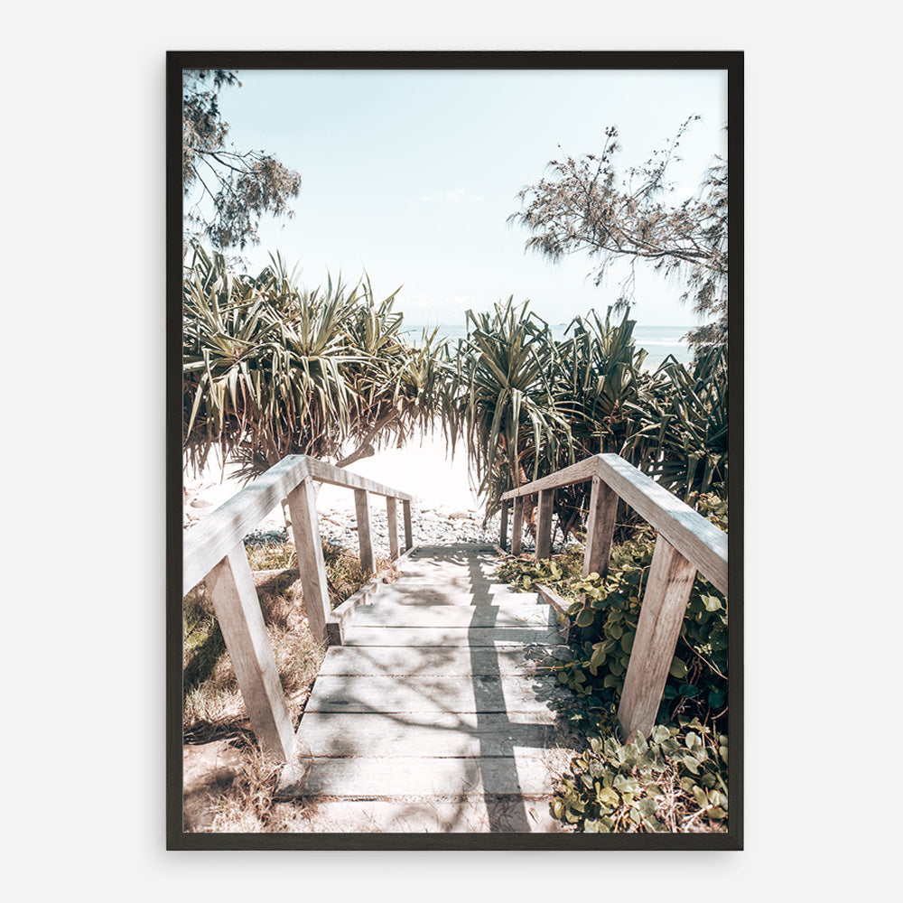 Byron Bay Stairs Photo Art Print